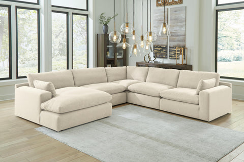 Elyza 5-Piece Sectional with Chaise