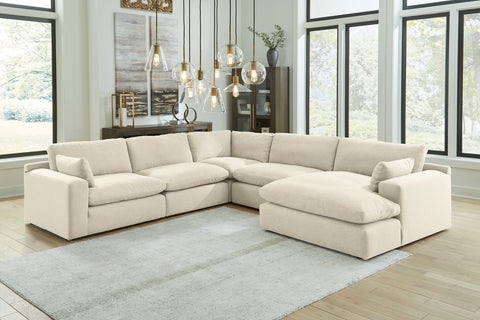 Elyza 5-Piece Sectional with Ottoman