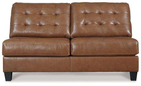 Baskove Armless Loveseat
