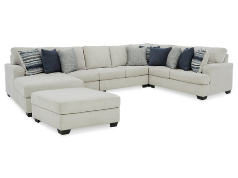 Lowder 5-Piece Sectional with Ottoman - JMD Furniture DMV