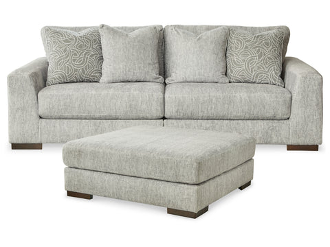 Regent Park 2-Piece Sectional with Ottoman - JMD Furniture DMV