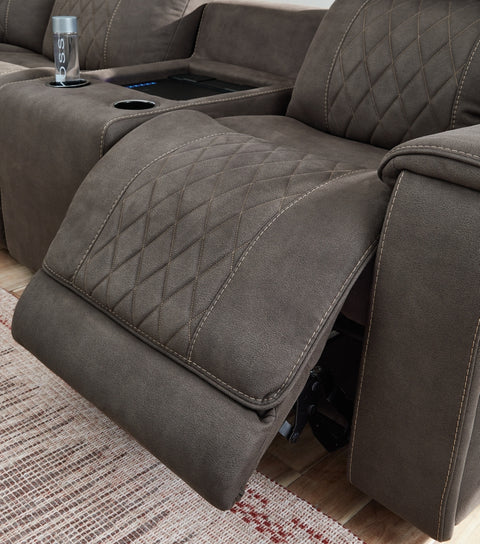 Hoopster Left-Arm Facing Power Recliner