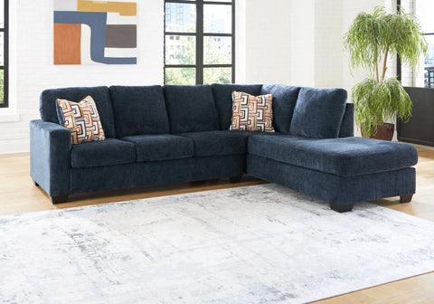 Blue sectional from Ashley