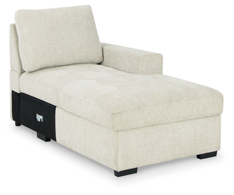 Millcoe Right-Arm Facing Corner Chaise with Storage