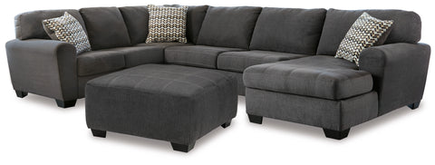 Ambee 3-Piece Sectional with Ottoman