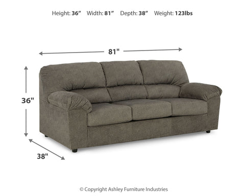 Norlou Sofa, Loveseat and Recliner