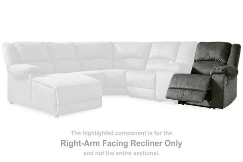 Benlocke Right-Arm Facing Recliner