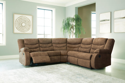 Partymate 2-Piece Sectional with Recliner
