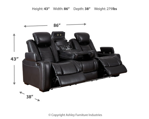 Party Time Sofa and Recliner