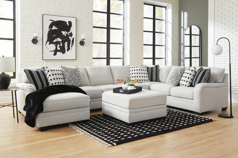 Huntsworth 5-Piece Sectional with Ottoman