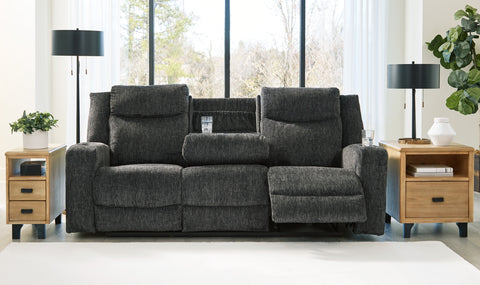Martinglenn Power Reclining Sofa with Drop Down Table