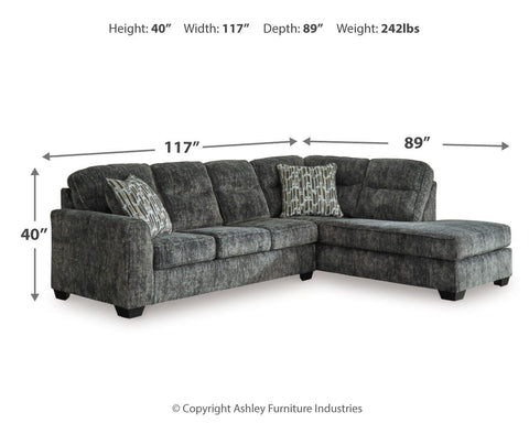 Lonoke 2-Piece Sectional with Ottoman