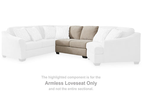 Brogan Bay Armless Loveseat
