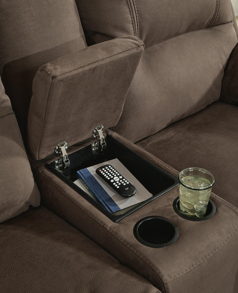 Next-Gen Gaucho Reclining Loveseat with Console