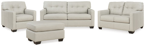 Belziani Sofa, Loveseat, Chair and Ottoman
