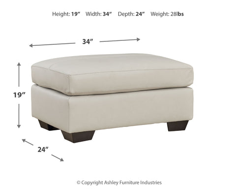 Belziani Chair and Ottoman