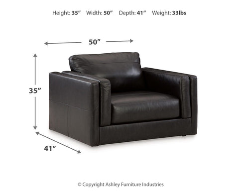 Amiata Chair and Ottoman