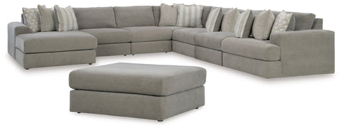 Avaliyah 7-Piece Sectional with Ottoman - JMD Furniture DMV