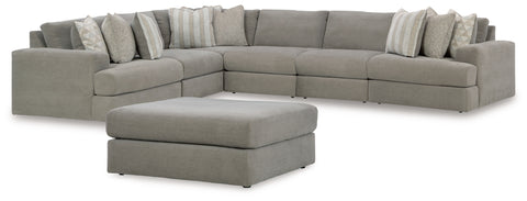 Avaliyah 6-Piece Sectional with Ottoman - JMD Furniture DMV