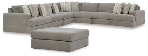 Avaliyah 7-Piece Sectional with Ottoman - JMD Furniture DMV