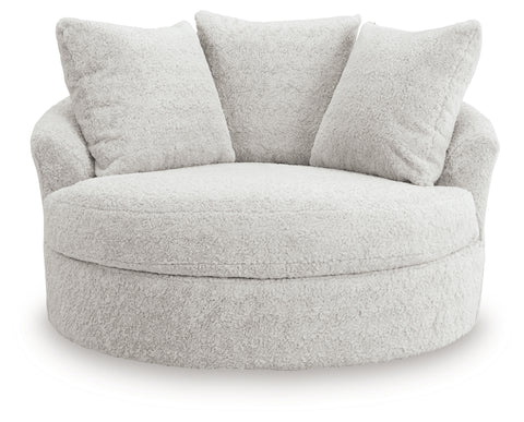 Snodoodle Oversized Swivel Accent Chair
