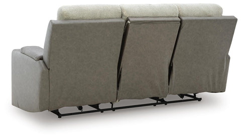 Stately Check PWR REC Sofa with ADJ Headrest