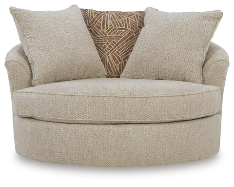 Steelwater Retreat Oversized Swivel Accent Chair