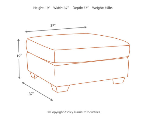 Accrington Oversized Ottoman