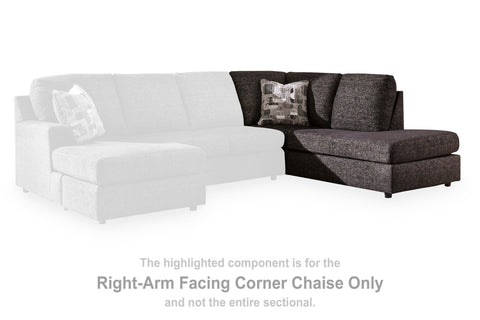 Coralene RAF Corner Chaise