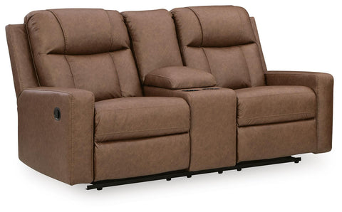 Mackmenville DBL Rec Loveseat w/Console