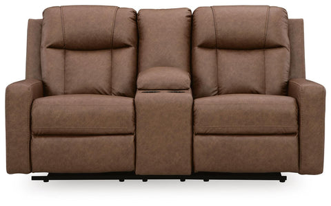 Mackmenville DBL Rec Loveseat w/Console