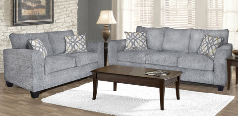 Carson Grey Sofa loveseat