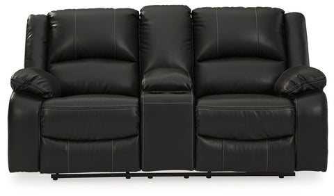Calderwell Reclining Loveseat with Console