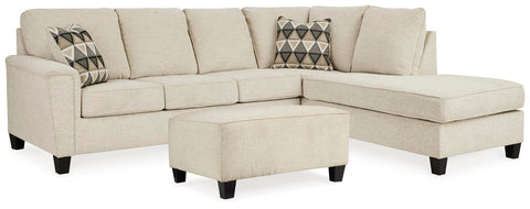 Abinger 2-Piece Sectional with Ottoman