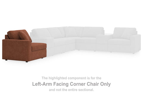 Pillar Peak Left-Arm Facing Corner Chair