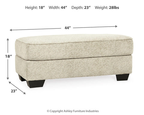 Monaghan Chair and Ottoman