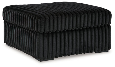 Midnight-Madness Oversized Accent Ottoman