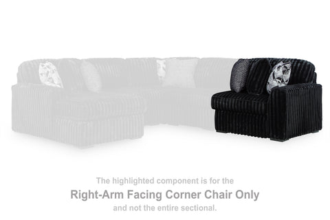 Midnight-Madness RAF Corner Chair