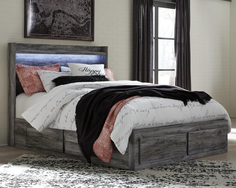 Baystorm Queen Panel Bed with 4 Storage Drawers