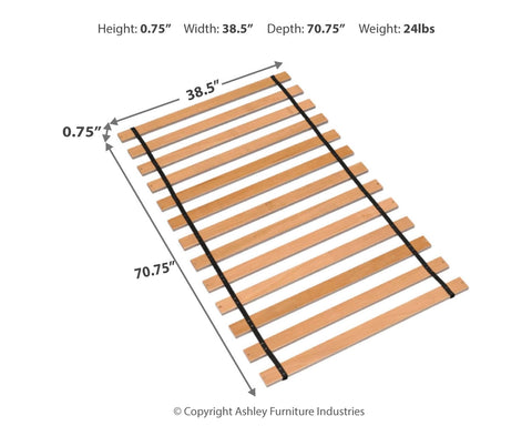 Frames and Rails Twin Roll Slat