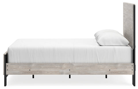 Vessalli Queen Panel Bed with Mirrored Dresser, Chest and Nightstand