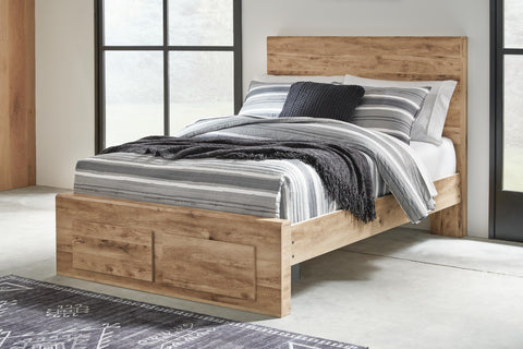 Hyanna Full Panel Storage Bed with Mirrored Dresser, Chest and 2 Nightstands