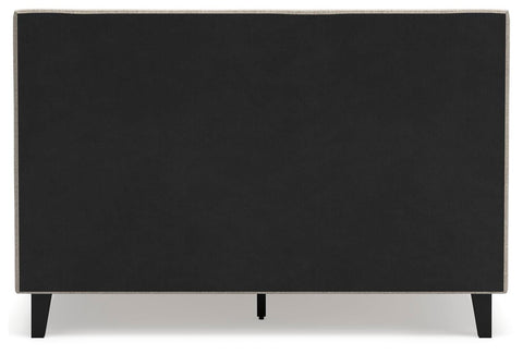 Cielden Queen Upholstered Bed with Roll Slats