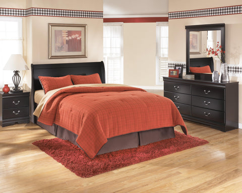 Huey Vineyard Queen Sleigh Headboard