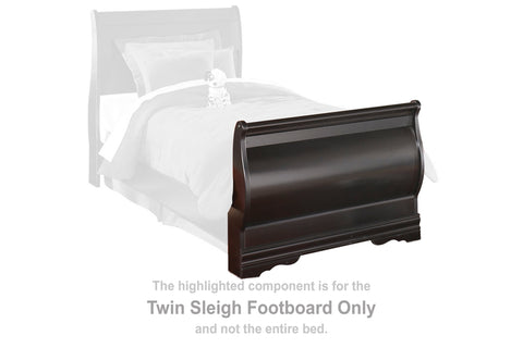 Huey Vineyard Twin Sleigh Footboard - JMD Furniture DMV