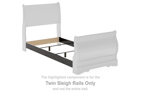 Huey Vineyard Twin Sleigh Rails - JMD Furniture DMV