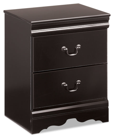 Huey Vineyard Queen Sleigh Headboard Bed with Mirrored Dresser, Chest and 2 Nightstands