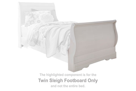 Anarasia Twin Sleigh Footboard - JMD Furniture DMV