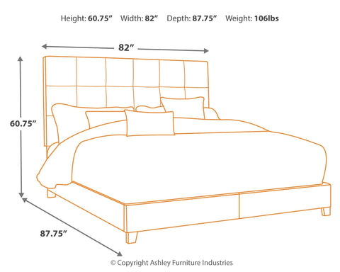 Dolante King Upholstered Bed