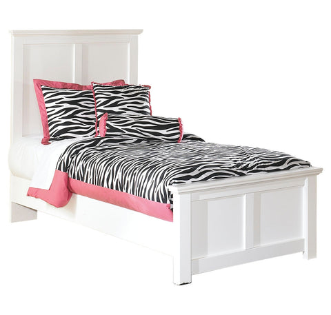 Bostwick Shoals Twin Panel Bed with Mirrored Dresser, Chest and Nightstand
